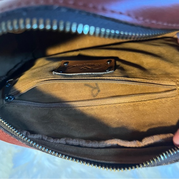 Patricia Nash Woven Leather Satchel - Picture 8 of 11